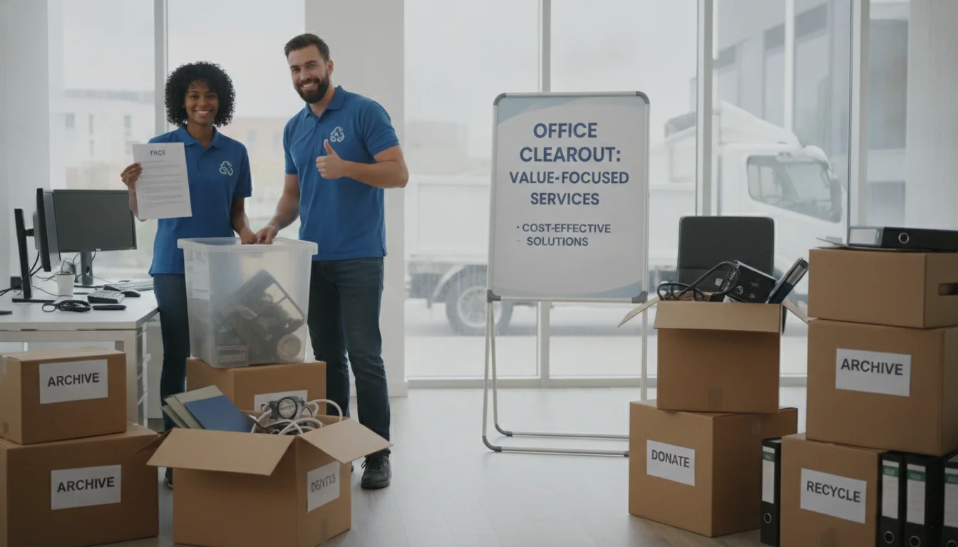 Office Cleanout FAQs: Cost, Scheduling, Electronics & What Happens Next in Wesley Chapel